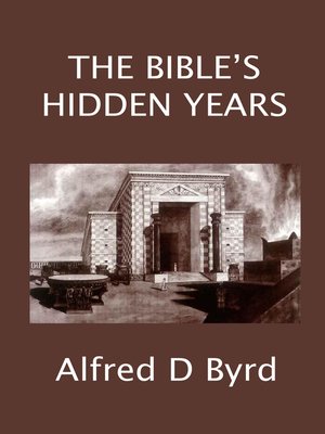 cover image of The Bible's Hidden Years